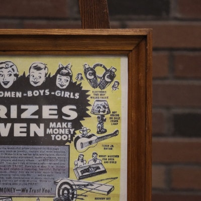 木の温かみ感じる無垢の額縁/壁掛け　A3　岐阜県産杉使用