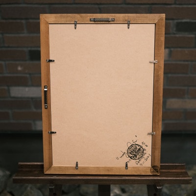 木の温かみ感じる無垢の額縁/壁掛け　A3　岐阜県産杉使用