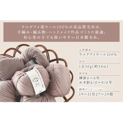 あみもねっと ウルグアイウール並太 4番色 10玉セット