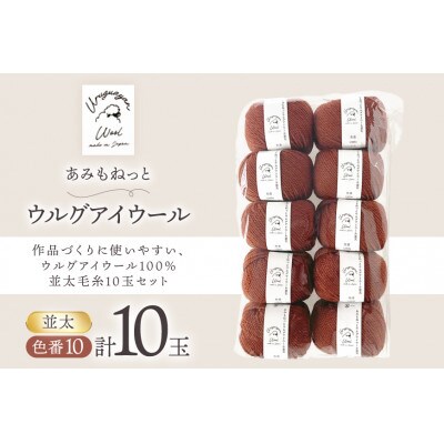 あみもねっと ウルグアイウール並太 10番色 10玉セット