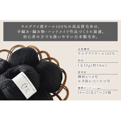 あみもねっと ウルグアイウール並太 30番色 10玉セット