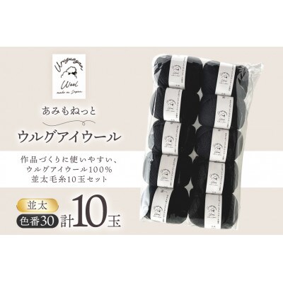 あみもねっと ウルグアイウール並太 30番色 10玉セット