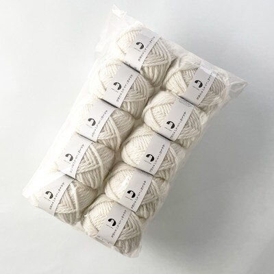 あみもねっと アルパカ天然色 1番色 10玉セット