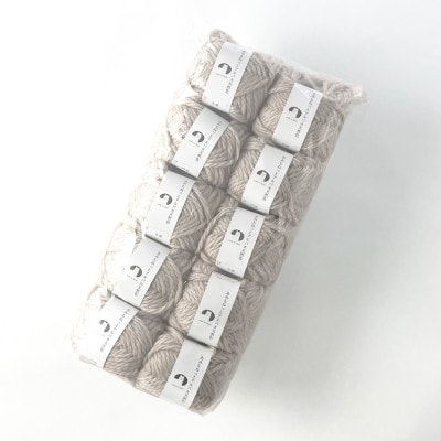 あみもねっと アルパカ天然色 2番色 10玉セット