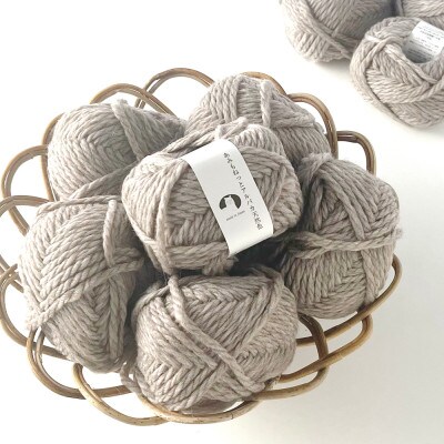 あみもねっと アルパカ天然色 5番色 10玉セット