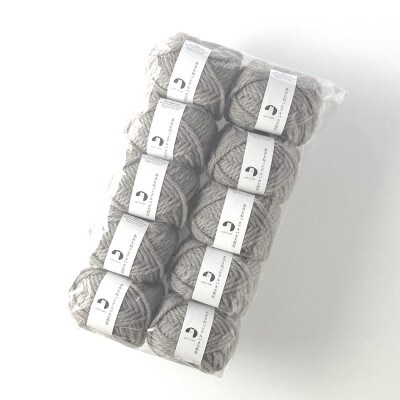 あみもねっと アルパカ天然色 6番色 10玉セット