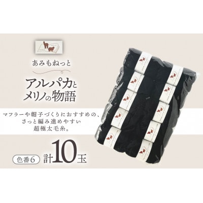 あみもねっと アルパカとメリノの物語 6番色 10玉セット