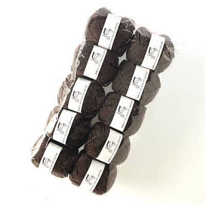 あみもねっと ウルグアイウール天然色 5番色 10玉セット