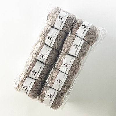 あみもねっと アルパカ天然色並太 5番色 10玉セット