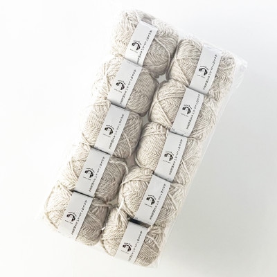 あみもねっと アルパカ天然色並太 8番色 10玉セット