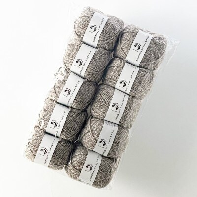 あみもねっと アルパカ天然色並太 9番色 10玉セット