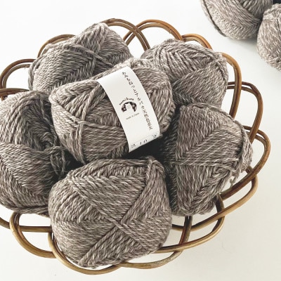 あみもねっと アルパカ天然色並太 10番色 10玉セット