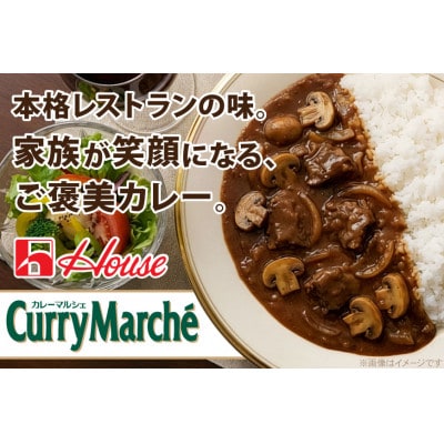 ハウス カレーマルシェ 中辛 & ジャワカレー 中辛 各10個 レトルト食品