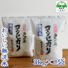 【令和5年産】【無洗米】 お米マイスター厳選 魚沼産コシヒカリ100% 6kg(3kg×2袋)