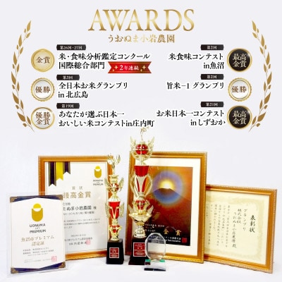 令和7年産【無洗米】「米食味鑑定士　厳選」魚沼産コシヒカリ　6kg(3kg×2袋)