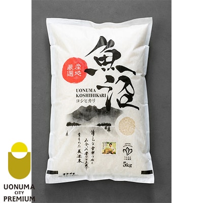 【毎月定期便】【無洗米】「米食味鑑定士　厳選」魚沼産コシヒカリ5kg全6回
