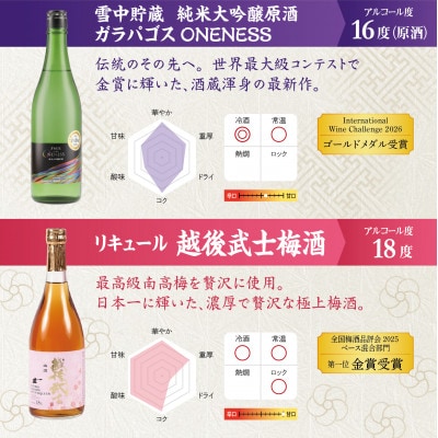 【最高金賞&日本一梅酒入り】全6本金賞受賞酒  720ml×6本セット