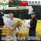 【毎月定期便】(魚沼ブランド推奨認定) 農家直送!魚沼産コシヒカリ(精米)5kg全3回
