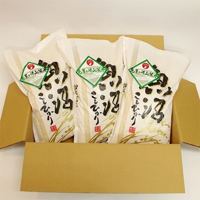 令和6年産【魚沼コシヒカリ】鳥屋ヶ峰山麓米 9kg (精米3kg×3袋)