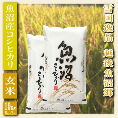 【雪国逸品 玄米10Kg】越後魚沼郷 魚沼産コシヒカリ