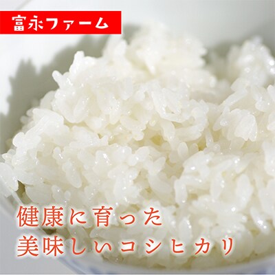 2023年2月発送開始『定期便』富永ファーム 魚沼産コシヒカリ　精米4kg(2kg×2)全6回