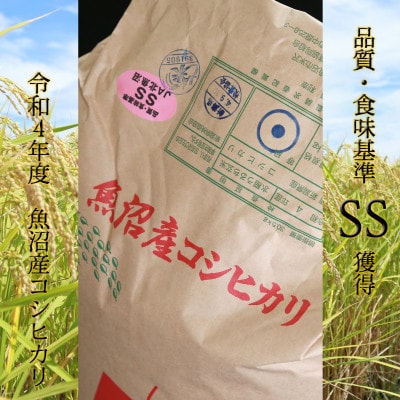 五つ星お米マイスター厳選【品質・食味基準SS】無洗米北魚沼産コシヒカリ2kg