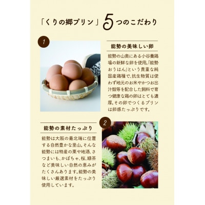 【大阪能勢特産】プリン4種詰合せ　12個入