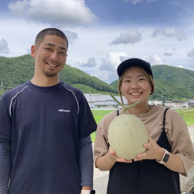 令和6年8月上旬発送予定!大阪府能勢町産　赤肉メロン『マリアージュ』1玉×メロンピクルス2本セット　