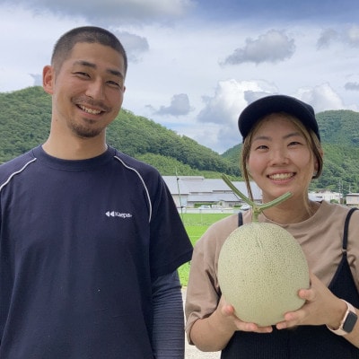 令和6年8月中旬以降発送予定!　大阪府能勢町産　青肉メロン『アールスメロン』1玉