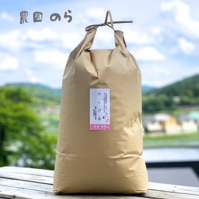 令和7年産コシヒカリ「レンゲ米」玄米10kg(栽培期間中農薬・化学肥料不使用)