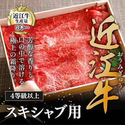 近江牛スキシャブ用【500g】折箱入り