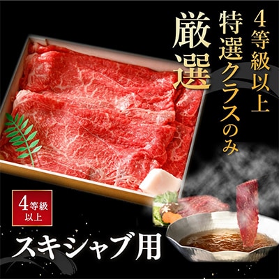 近江牛スキシャブ用【500g】折箱入り