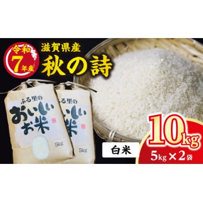 令和7年産　近江米【秋の詩 10kg】環境こだわり米