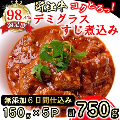 【2025年7月上旬発送】近江牛 コクとろ!デミグラスすじ煮込み