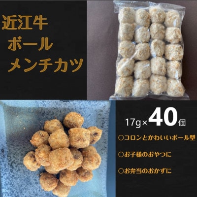 近江牛ボールメンチカツ 40個