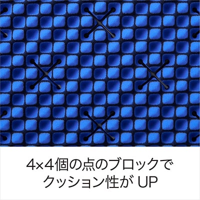 【西川】[エアー01]マットレス/HARD シングルサイズ　配色;ブルー