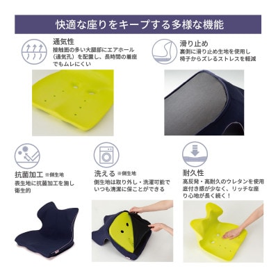【nishikawa/西川】Keeps クッション for beauty ネイビー
