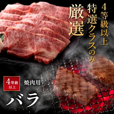【PRキャンペーン対象】近江牛焼肉用バラ500g