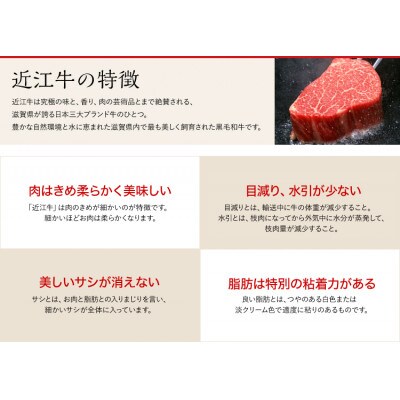 近江牛(A4・A5)フィレ&サーロイン食べ比べセット