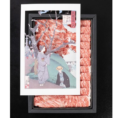 Art Beef Gallery『東京隅田堤のさくら』近江牛A5ランクサーロイン【500g】