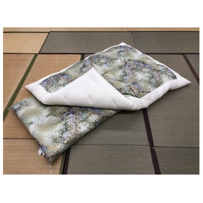 極上純綿もめん布団「掛敷ふとんセット(青)」
