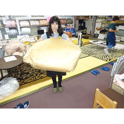 使い方色々の優れもの「ごろ寝ふとん(長座布団・うぐいす)」