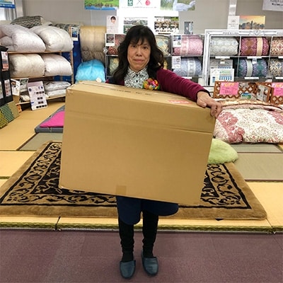 希少羽毛　アイダーダックダウン95% 1kg入り　羽毛ふとん「セーヌ」　ブルー