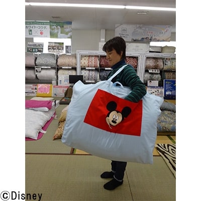 みのむしふとんディズニー9点セット「三日月のミッキーマウスとミニーマウス」