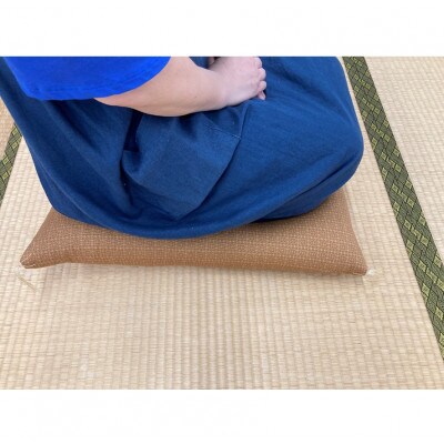 手作り座布団(抗ウイルス加工)　キャメル色