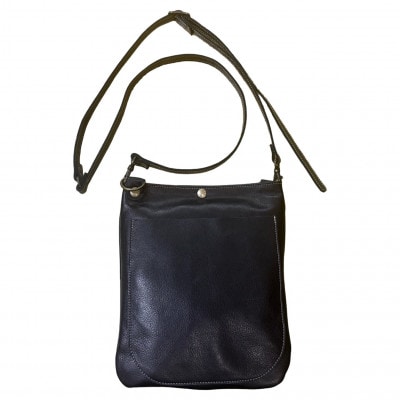 【八幡レザー】サコッシュ(クロ)【DP10W】