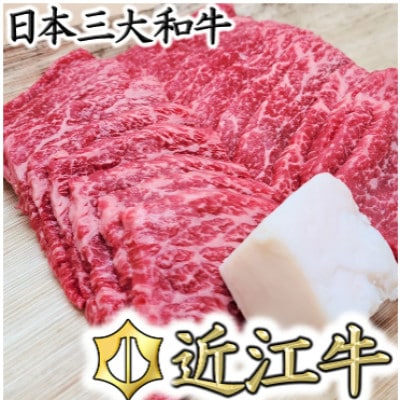【総本家　肉のあさの】5等級近江牛焼肉用(もも・かた)400g【AE11U】
