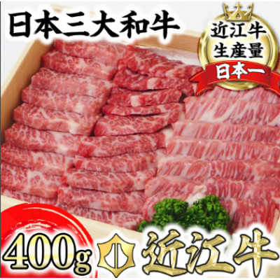 【近江牛　毛利志満】近江牛　鉄板焼・焼肉用 400g【S027】