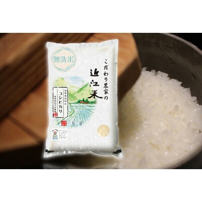 【5年産】近江米 環境こだわり栽培 コシヒカリ 無洗米 【10kg×1】
