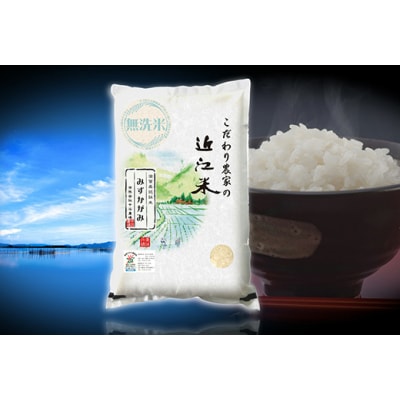 【5年産】近江米 環境こだわり栽培 みずかがみ 無洗米 【10kg×1】